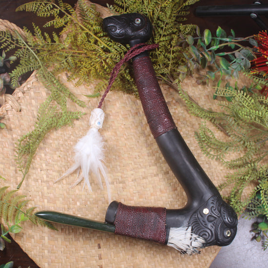 Toki Poutangata with Kawakawa Pounamu - NZ Greenstone