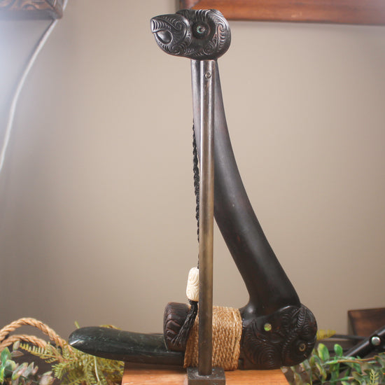 NZ Serpentine Pounamu Toki Poutangata