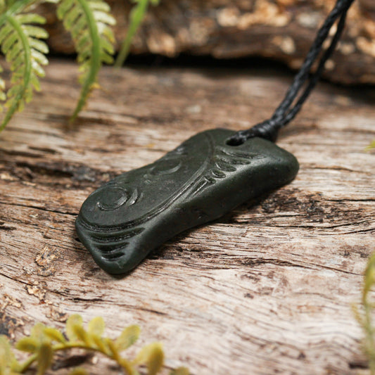 NZ Serpentine XSmall Freeform Pendant (BN218)