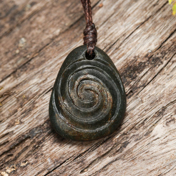 NZ Serpentine XSmall Freeform Pendant (BN217)
