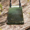 NZ Greenstone Small Freeform Toki Pendant (BN431) Rimu Pounamu