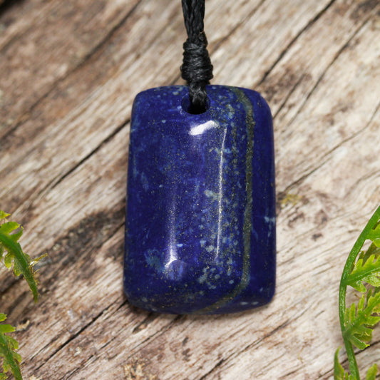 Lapis Lazuli XSmall Freeform Toki Pendant (BN434)