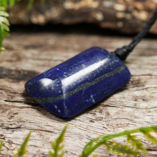 Lapis Lazuli XSmall Freeform Toki Pendant (BN434)