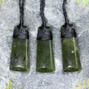 NZ Greenstone XSmall Toki Pendant Rimu Pounamu