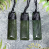 NZ Greenstone Small Toki Pendant Rimu Pounamu