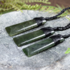 NZ Greenstone Small Toki Pendant Rimu Pounamu