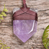 Amethyst Small Point Pendant (S354)