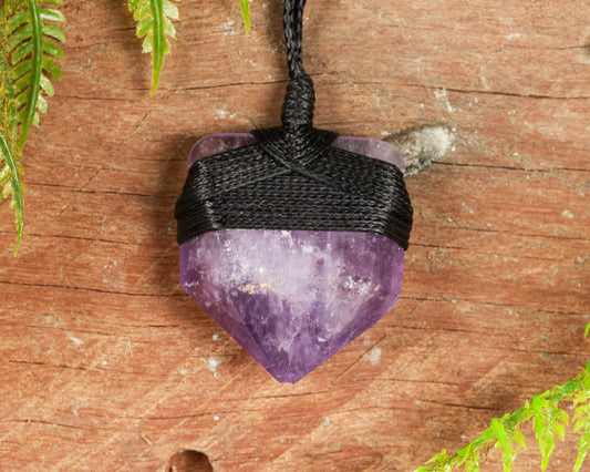 Amethyst Medium Point Pendant (S358)