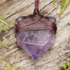 Amethyst Small Point Pendant (S399)
