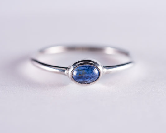 Kyanite Sterling Silver Ring US Size 7
