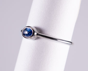 Kyanite Sterling Silver Ring US Size 9 (A034)