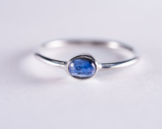 Kyanite Sterling Silver Ring US Size 8
