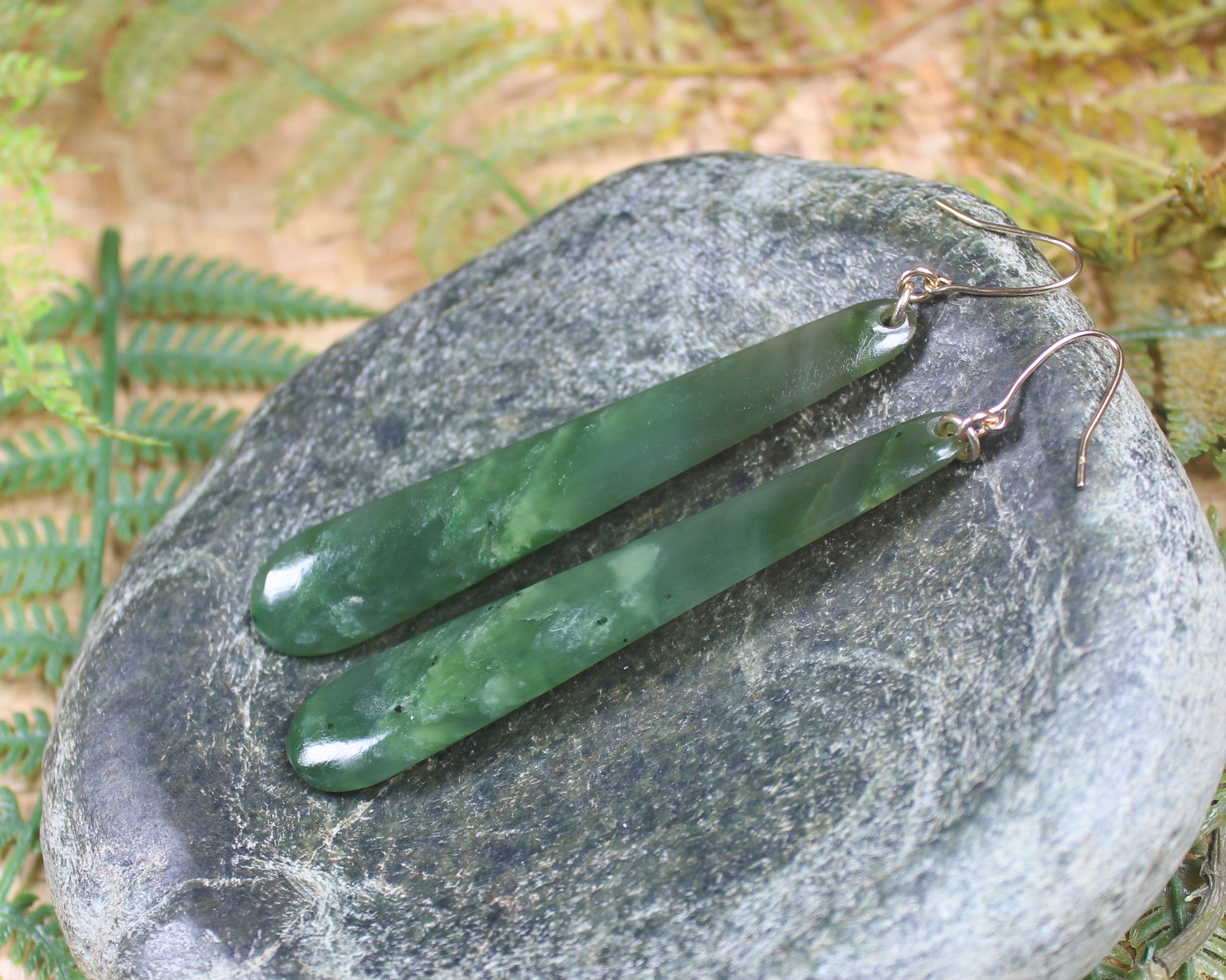 Hapopo Pounamu Earrings