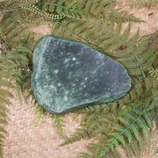 Freeform Kawakawa Pounamu Sculpture