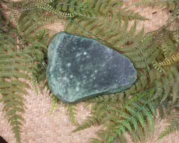 Freeform Kawakawa Pounamu Sculpture