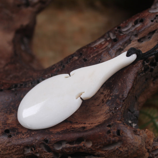 Bone Patu pendant