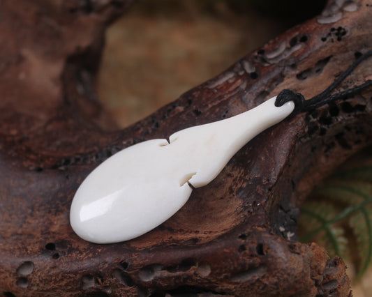 Bone Patu pendant
