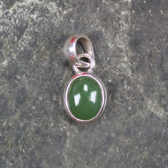 Sterling silver hapopo pounamu pendant