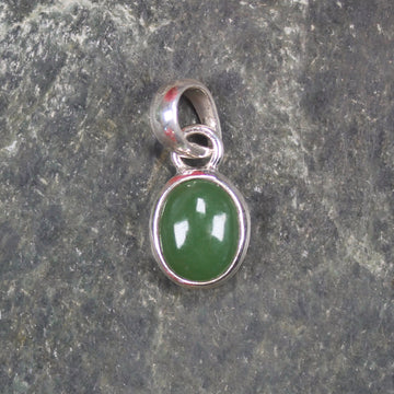 Sterling silver hapopo pounamu pendant