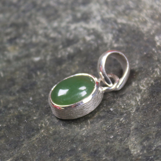 Sterling silver hapopo pounamu pendant
