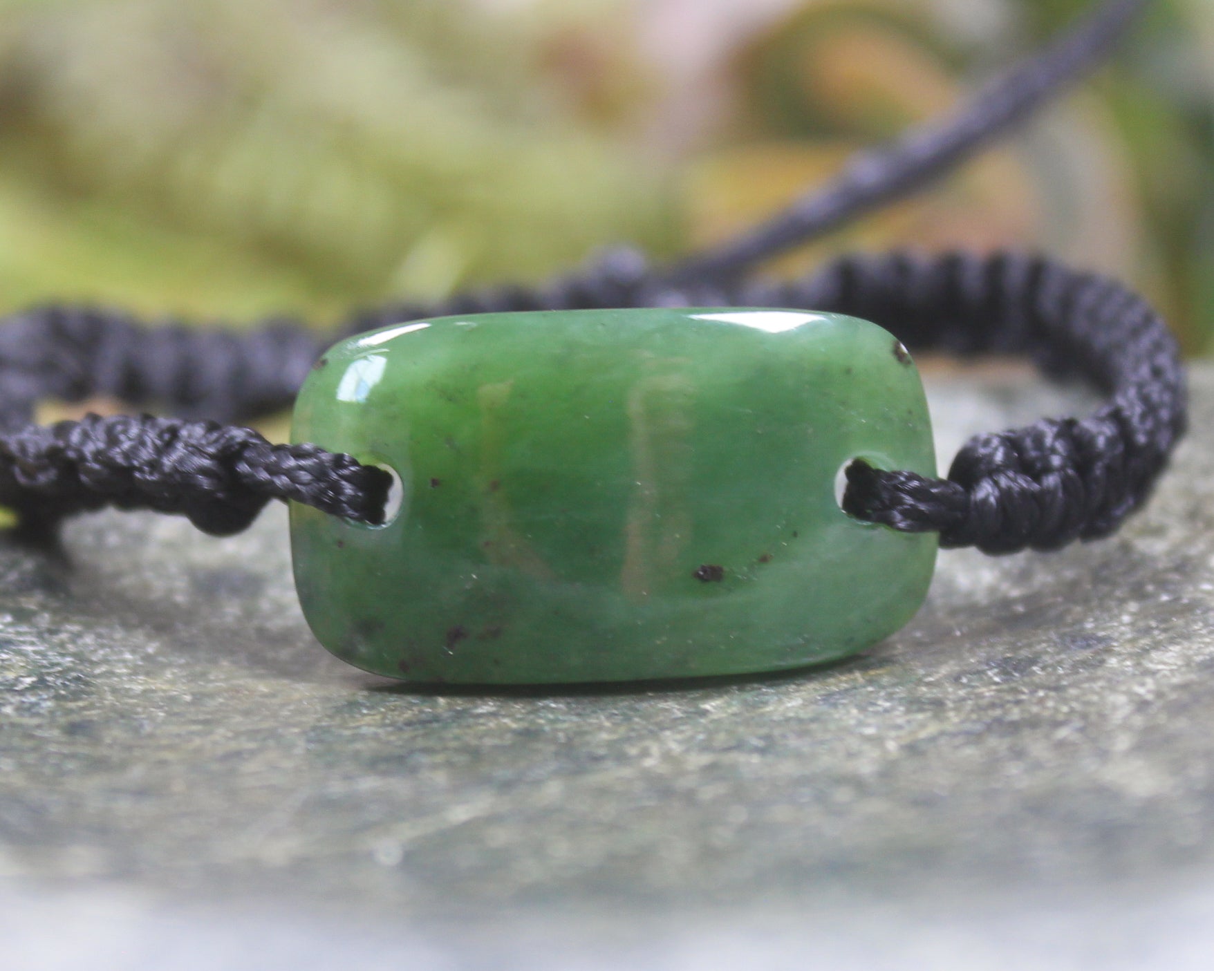 Adjustable Hapopo Pounamu Bracelet - New Zealand Greenstone