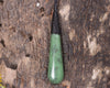 Roimata Teardrop carved from Hapopo Pounamu - NZ Greenstone