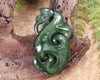 Manaia carved from Kawakawa Pounamu - NZ Greenstone
