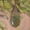 Pair of Toki and Roimata pendants carved from Rimu pounamu - NZ Greenstone