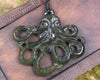 Te Wheke or Octopus Pendant carved from Rimu Pounamu - NZ Greenstone