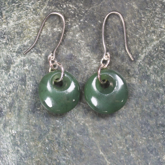 Porowhita Pounamu earrings