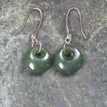 Porowhita Pounamu earrings