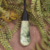 Roimata or Teardop carved from Hapopo Pounamu - NZ Greenstone