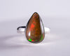 Opal Sterling Silver Ring US 7 (BM594)