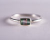 Watermelon Tourmaline Sterling Silver Ring US6 (BM596)