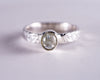 Green Tourmaline Sterling Silver Ring US8 (BM605)