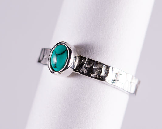 Kingman Mine Turquoise Sterling Silver Ring