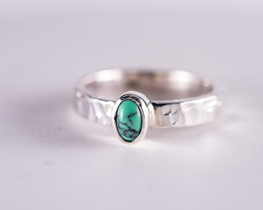 Kingman Mine Turquoise Sterling Silver Ring