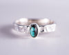 Kingman Mine Turquoise Sterling Silver Ring S8 (BM612)