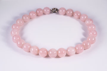 Rose Quartz Beaded Necklace