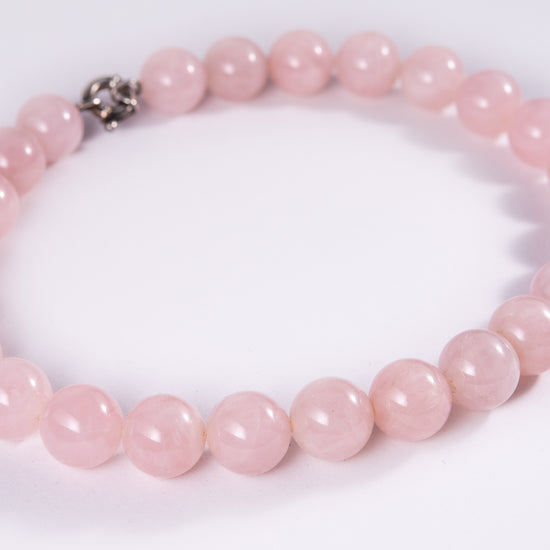 Rose Quartz Beaded Necklace