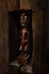 NZ Serpentine TIKI Sculpture (BH304)