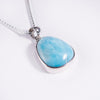 Larimar Sterling Silver Pendant