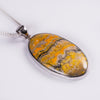 Bumblebee Jasper sterling silver pendant
