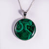 Malachite Sterling Silver Pendant
