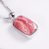 Rhodochrosite Small Sterling Silver Pendant