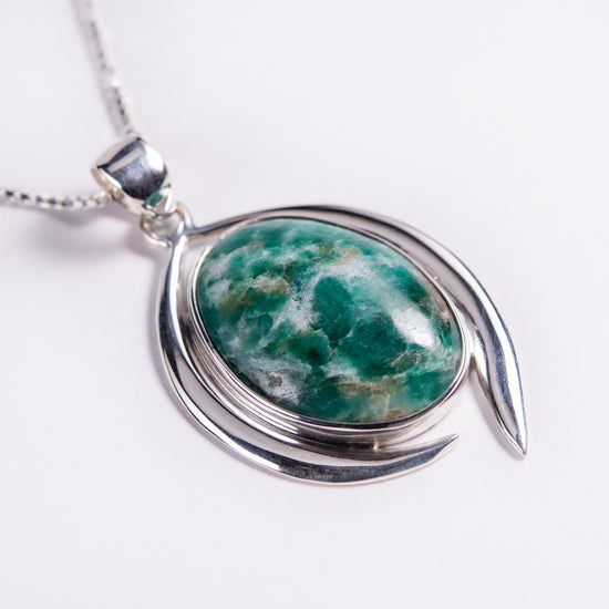 Fuchsite Sterling Silver Pendant