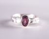 Pink Tourmaline Sterling Silver Ring Size 6 (BM602)