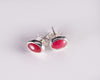 Rhodonite Small Stud Earrings