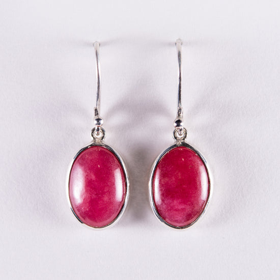 Rhodonite Small Drop Earrings