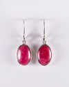 Rhodonite Small Drop Earrings